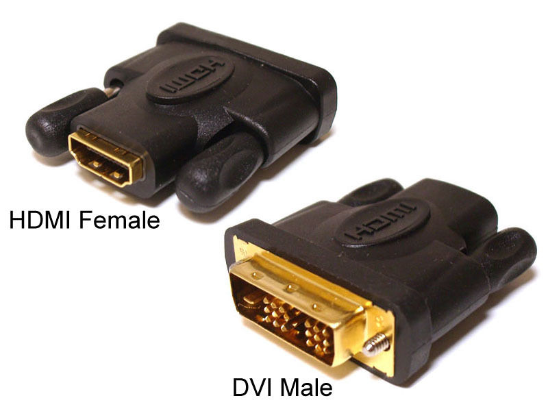 DVI D Male to HDMI Female Converter Connector Adapter