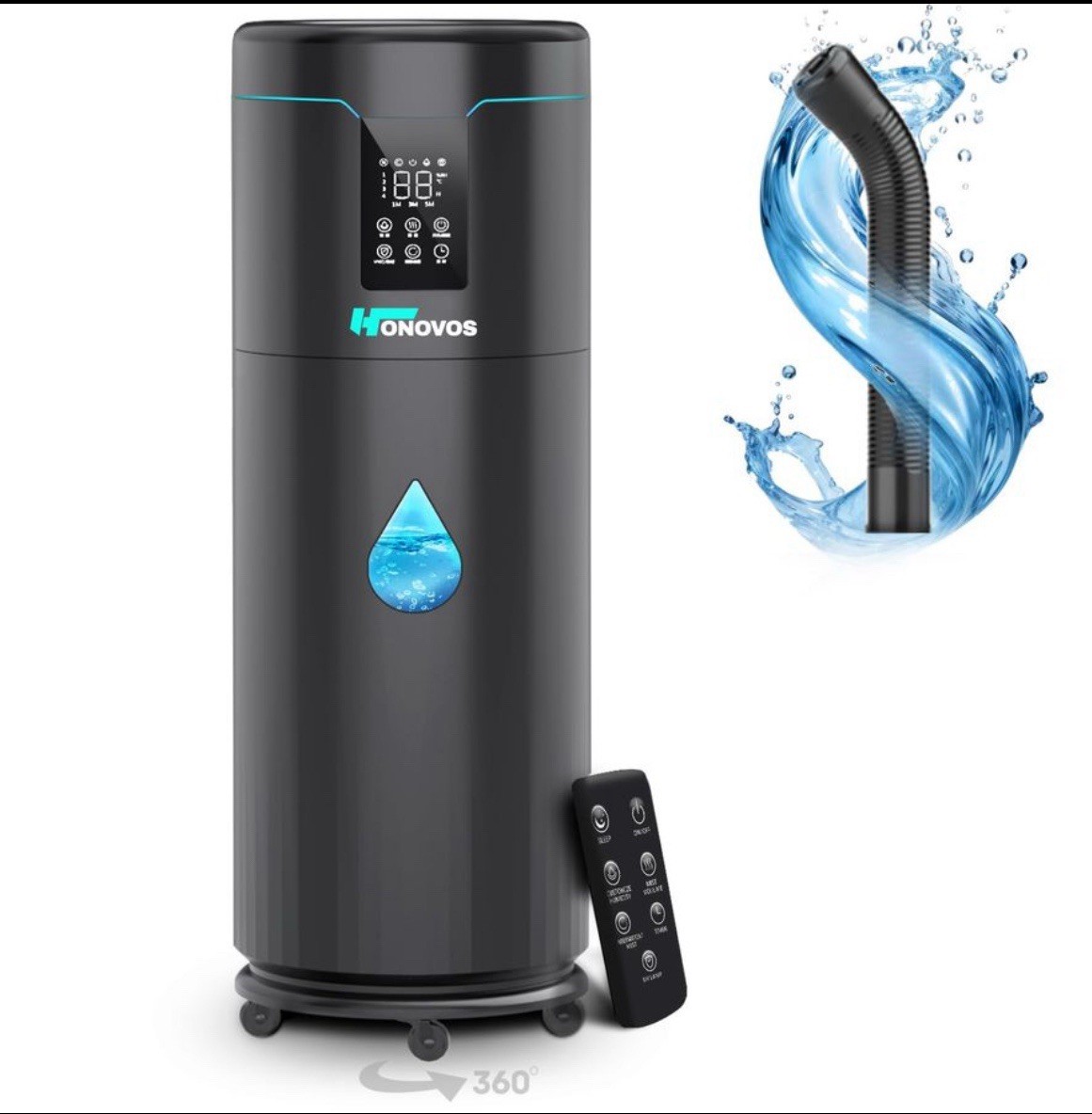Honovos 8L (2.1 Gal) Top Fill Tower Humidifier - Open Box / Never Used