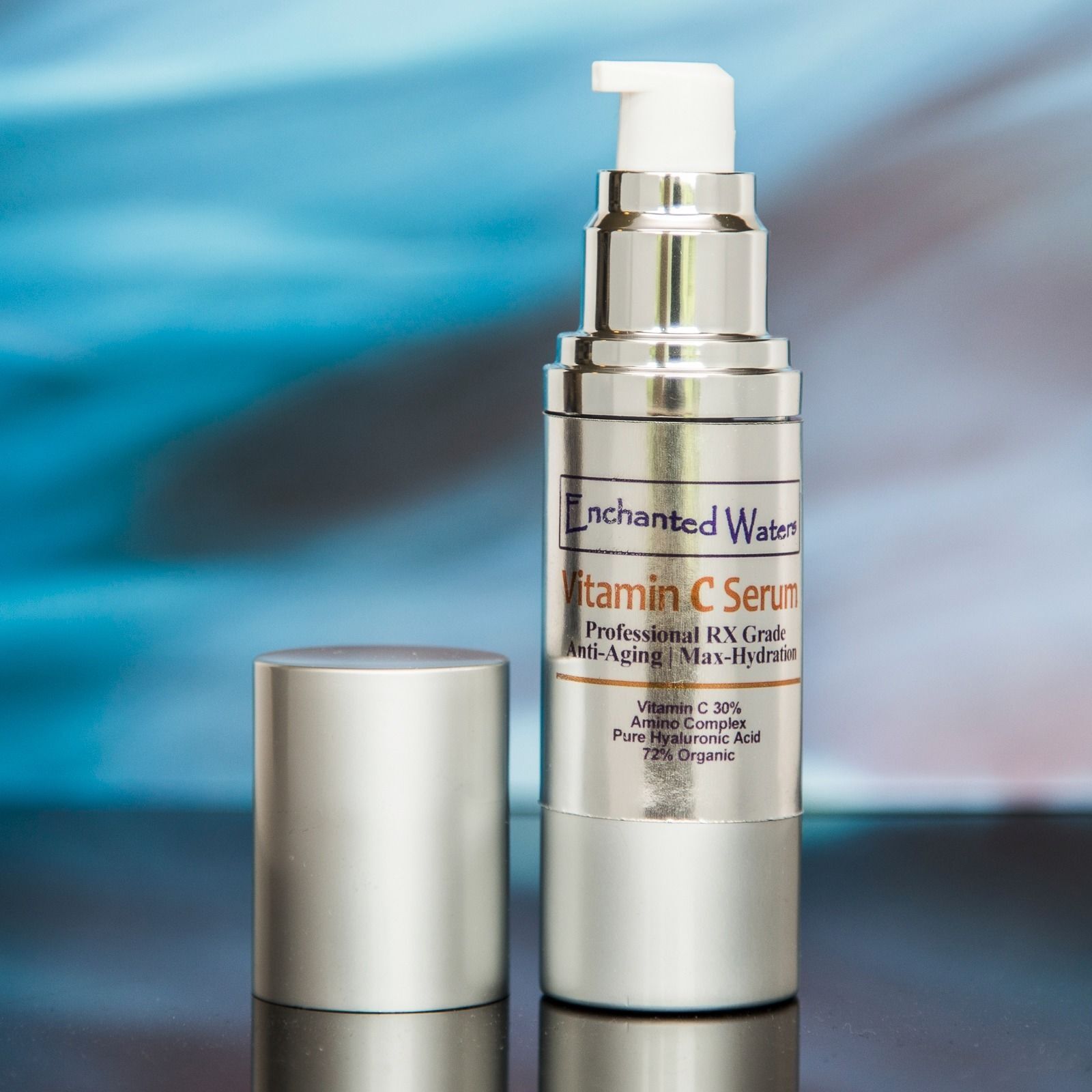 VITAMIN C SERUM 30% + E + FERULIC ACID in 100% HYALURONIC ACID Base - Anti-Aging