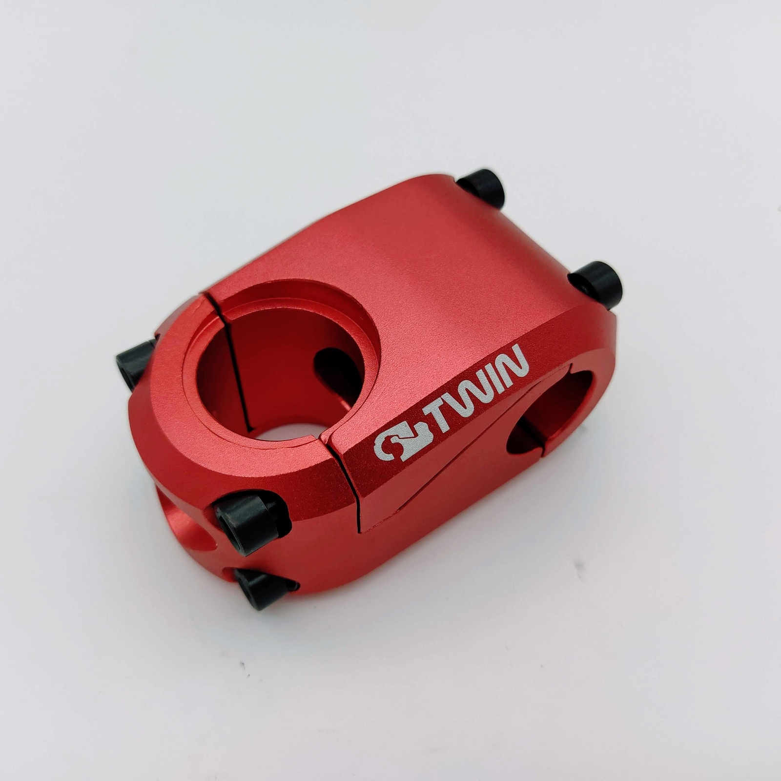 TWIN DRIVE FULL CNC BMX BIKE STEM 22.2MMX43MMX1-1/8" Red
