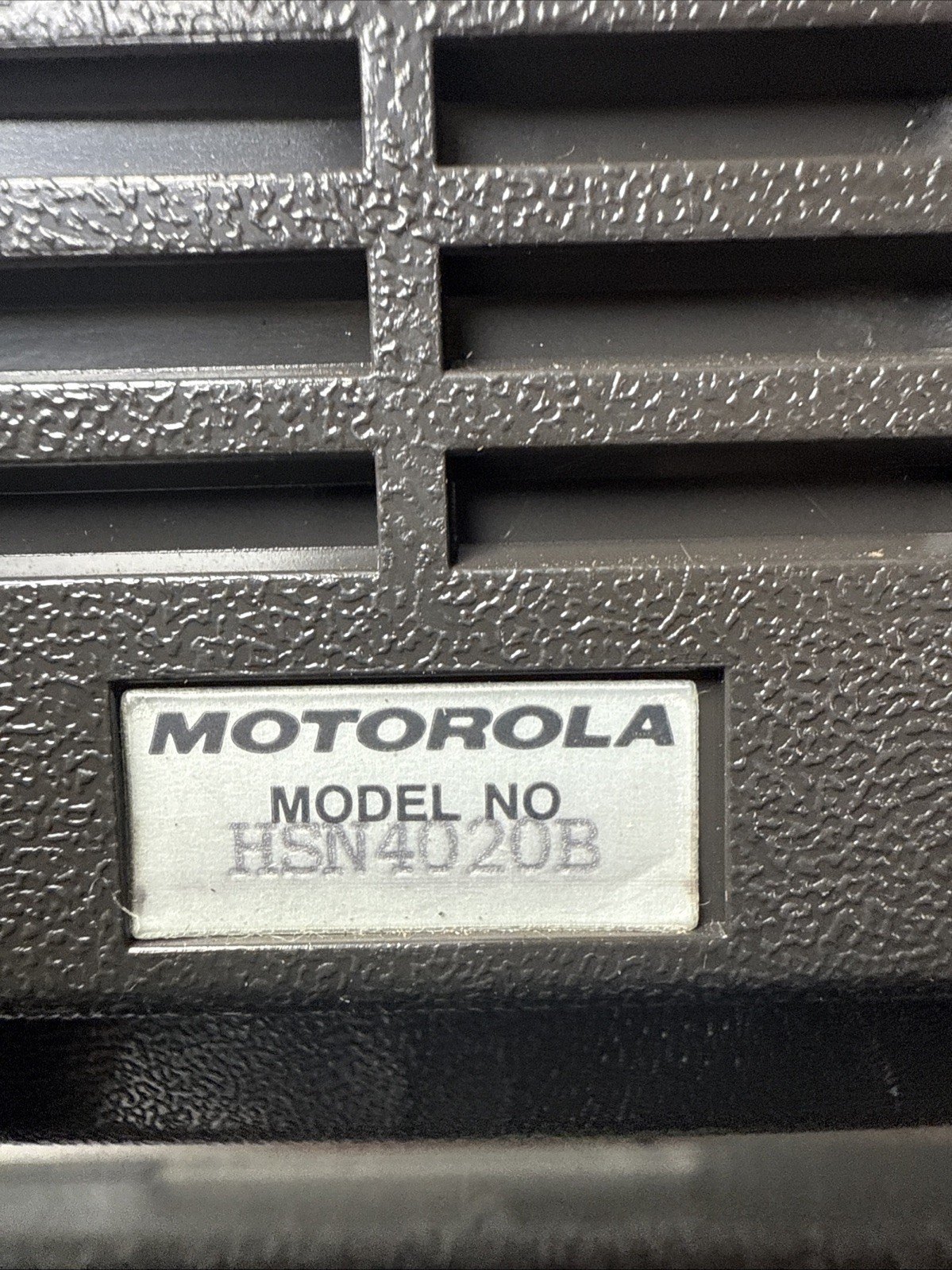 New Motorola External Speaker HSN4020B W/Bracket, 2 Pin
