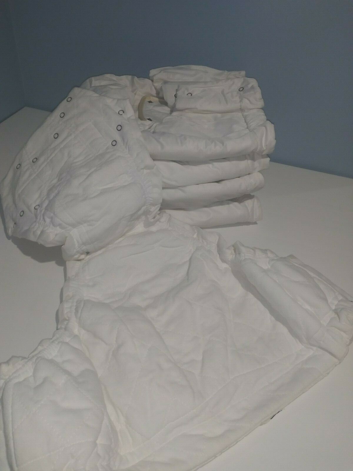 2 vintage hospital institution adult cloth diapers medium heavyduty washable USA