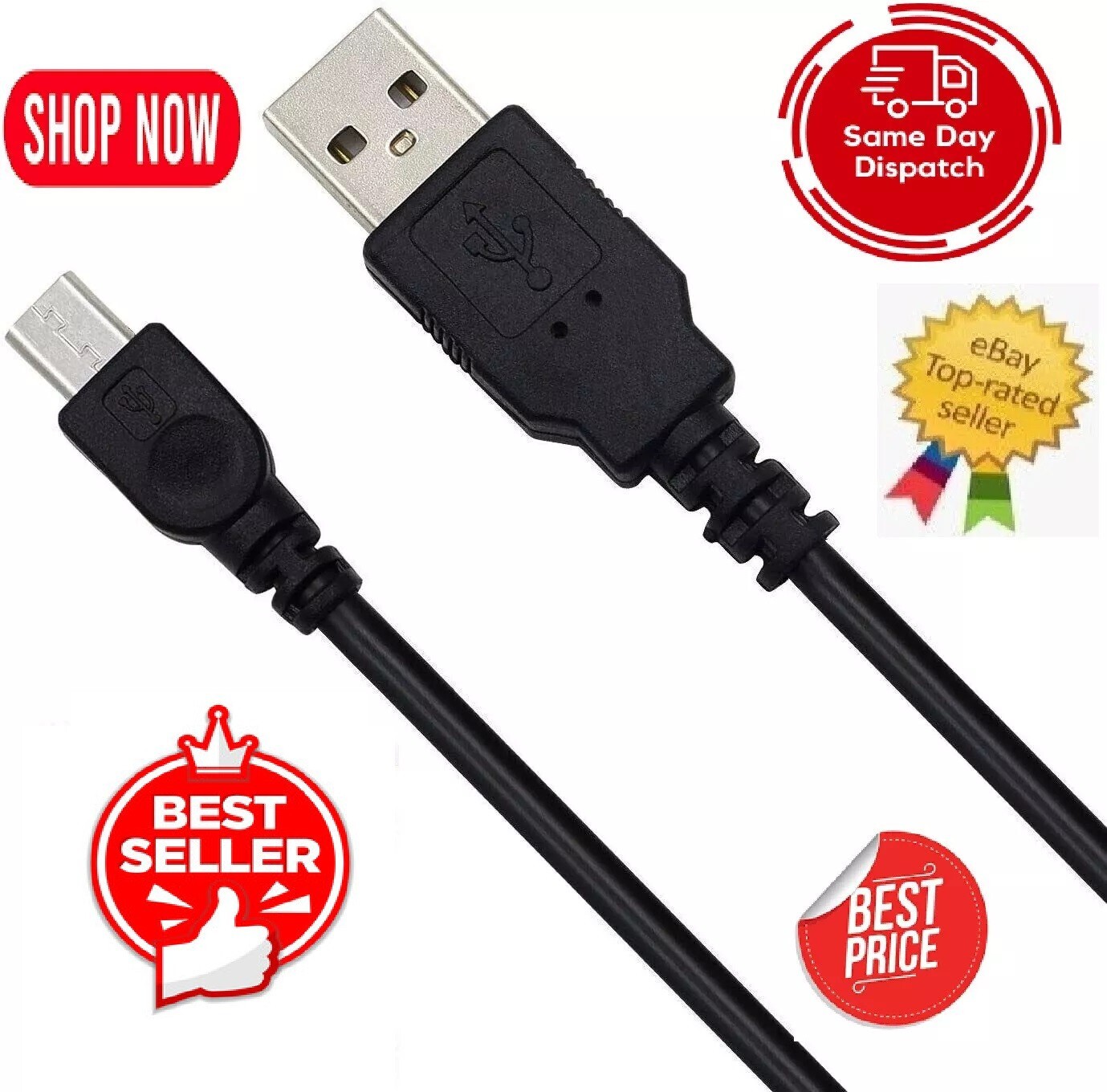 NEW DMC-FS40/ DMC-FS41/DMC-FS62/ DMC-S1 DIGITAL CAMERA TRANSFER USB CABLE U23 UK
