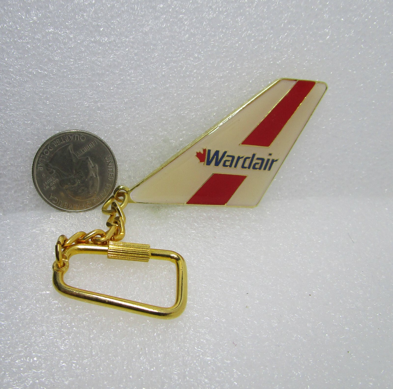 Wardair Airlines Metal Keychain