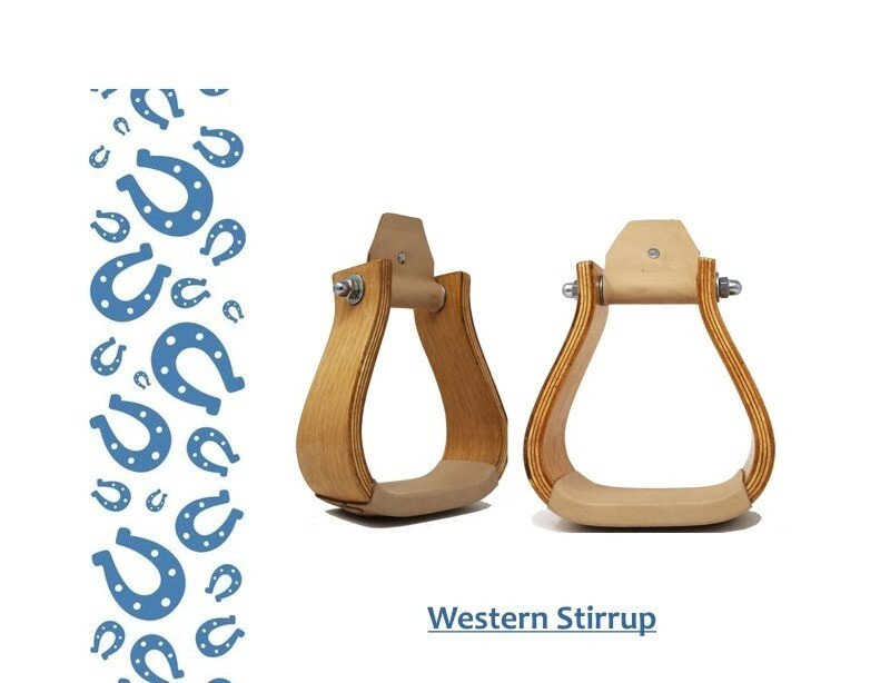 Handmade Western Saddle Stirrups Tack Hand Tooled Leather Covered 5" Wide