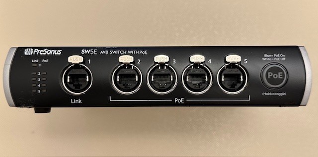 PreSonus SW5E 4-Channel AVB Switch