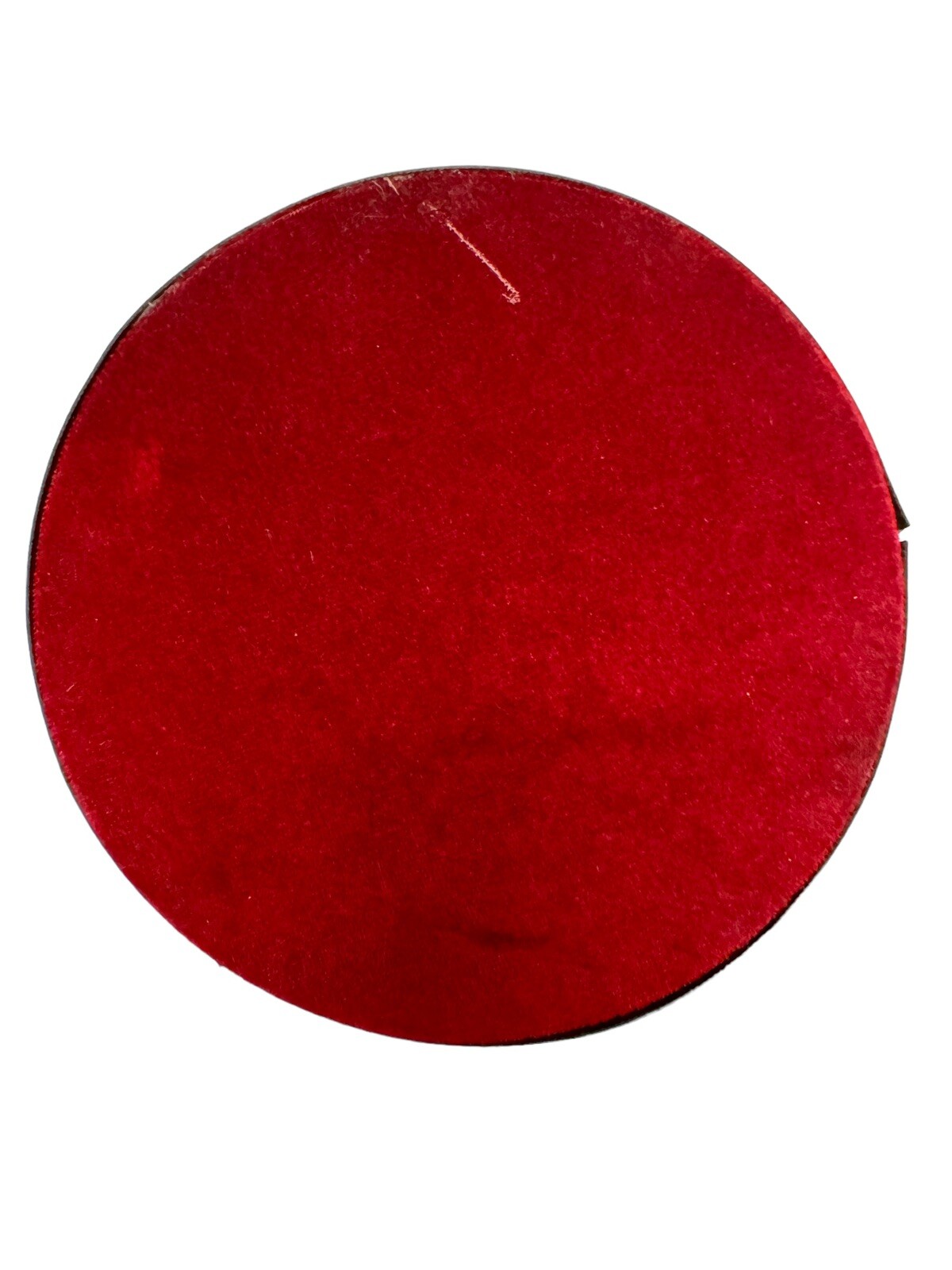 Red Velvet Arabic Gold Accent Keepsake Trinket Box
