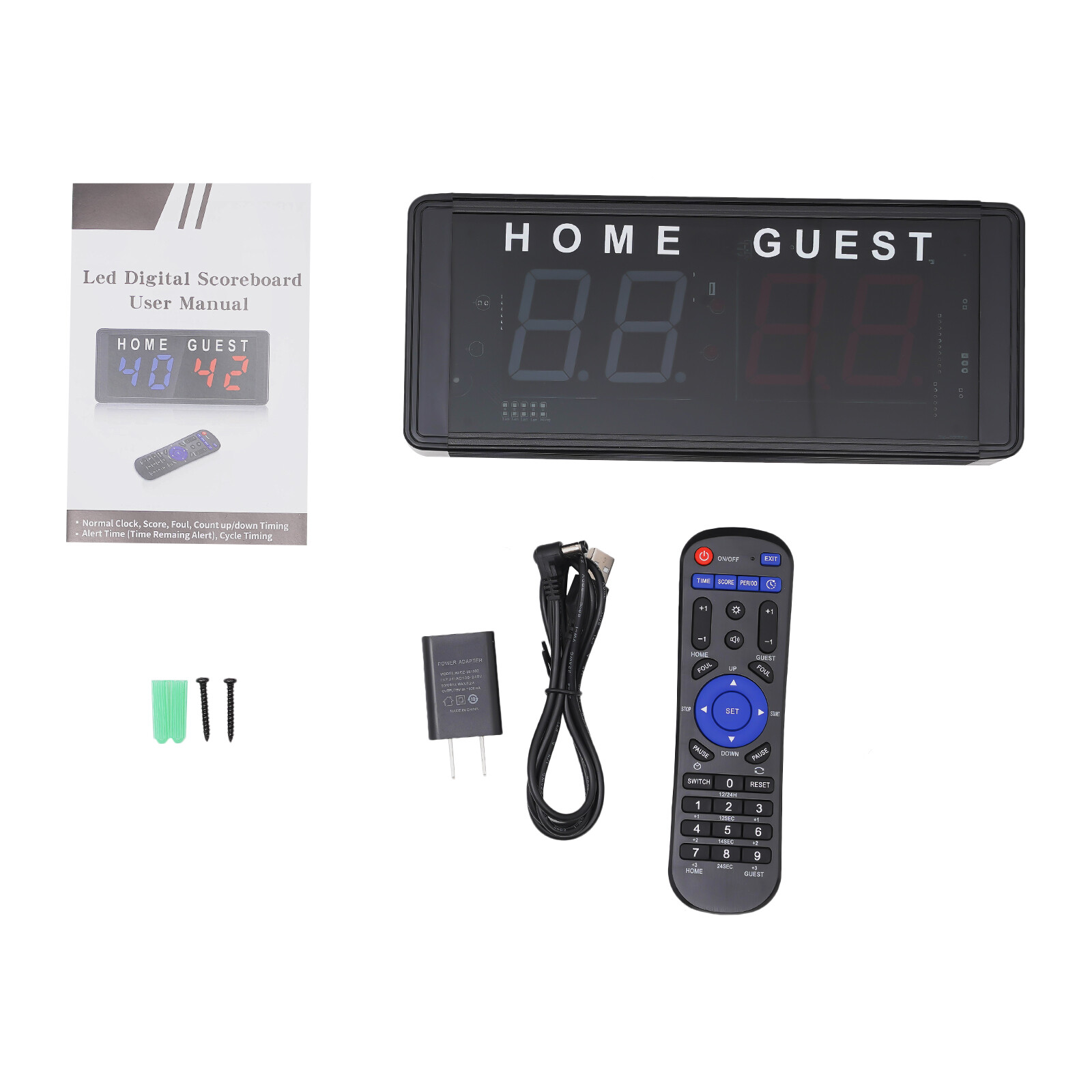 High-End Portable LED Scoreboard for Accurate Game Management