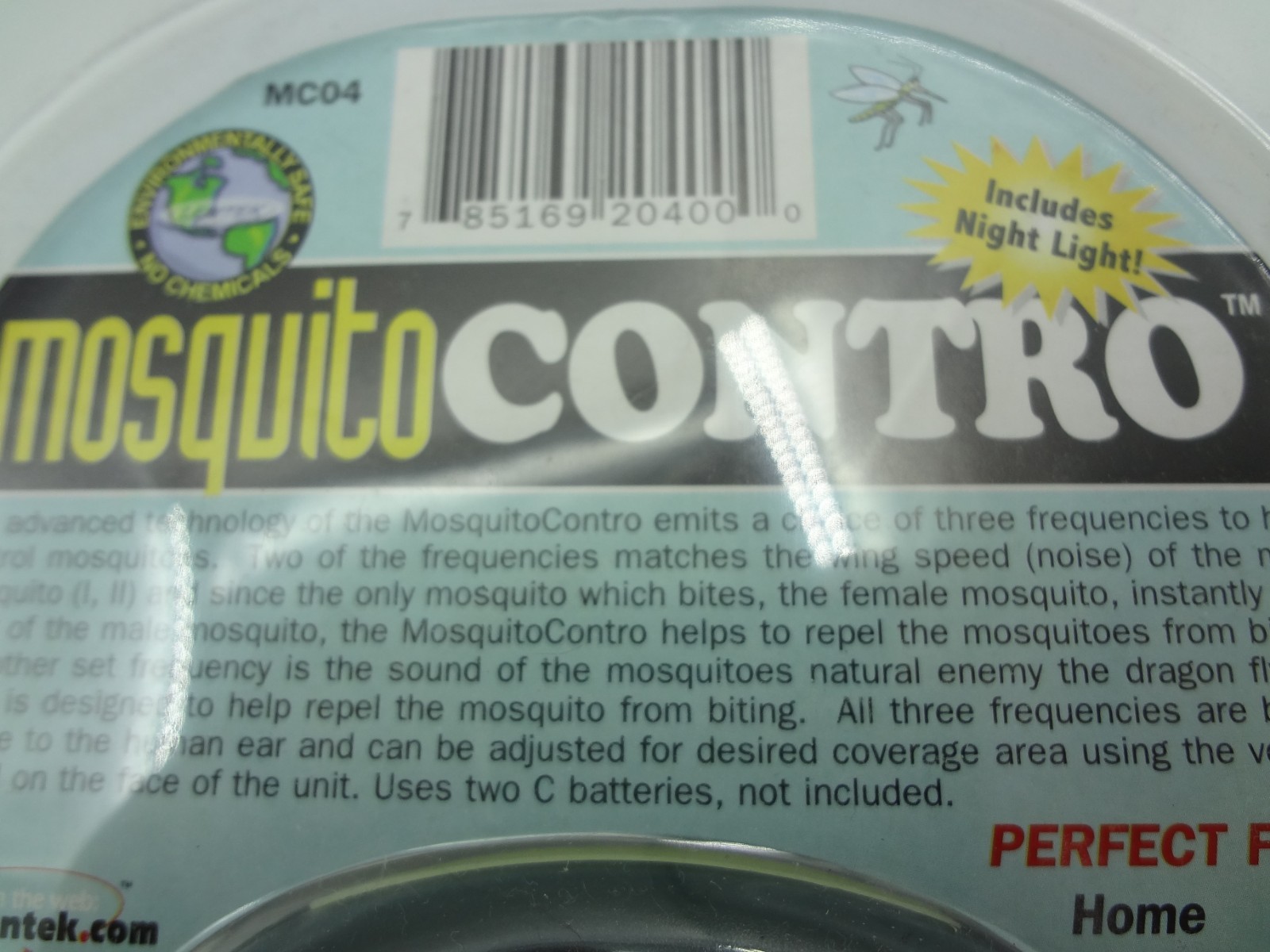 Lentek Mosquito Contro Portable & Keychain NOS