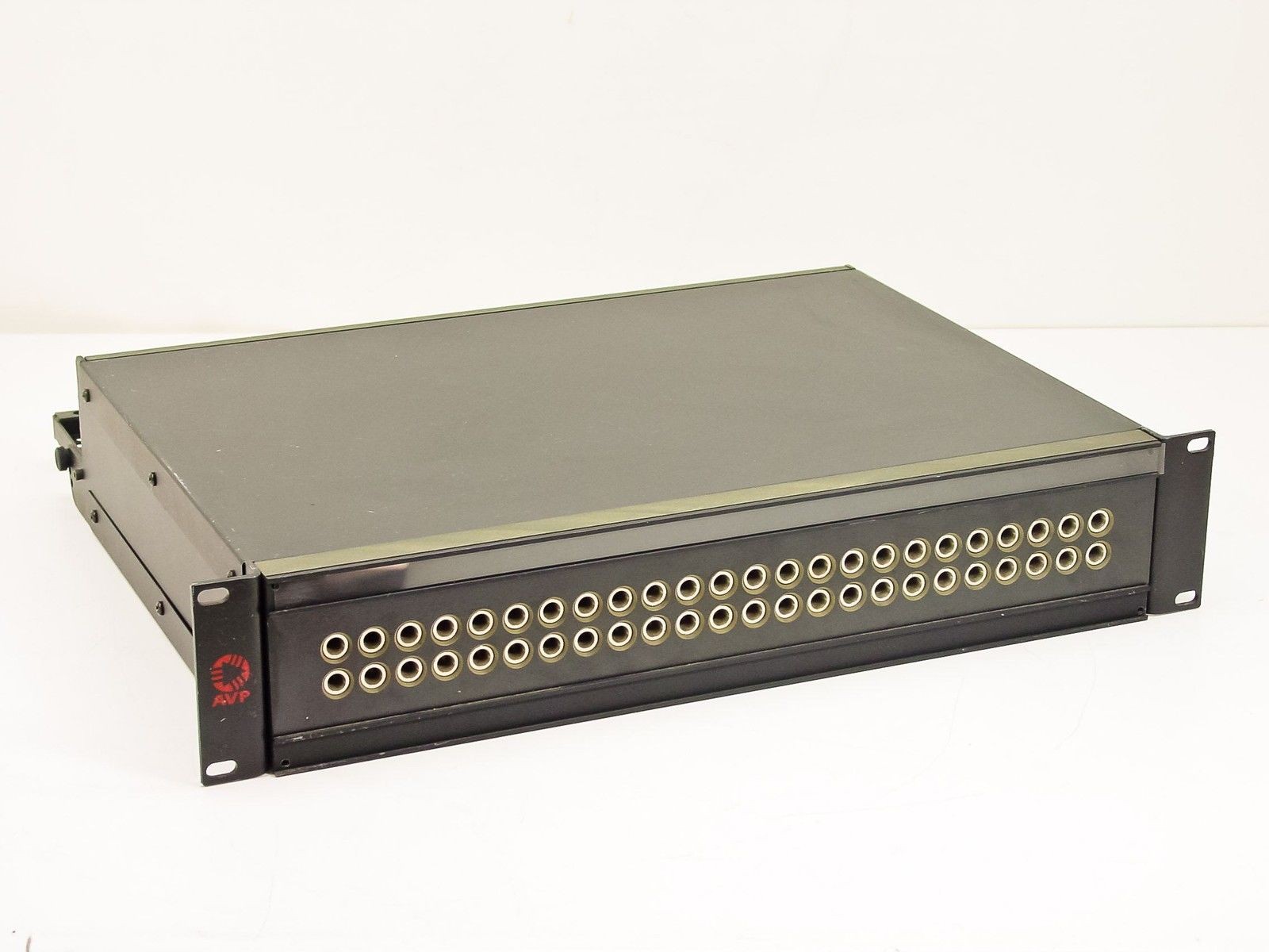 AVP RPT48 Series 24-Port Audio Patch Panel 1/4" TRS Jacks 19" Rackmount 2U