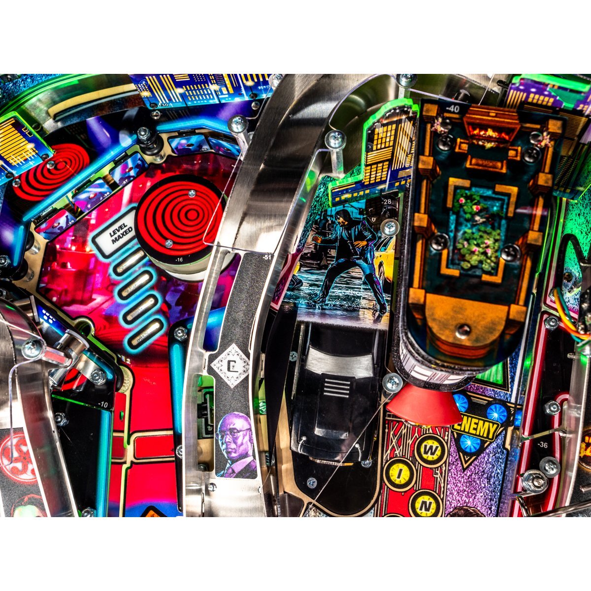 Stern John Wick Pro Pinball Machine With Installed Shaker Motor