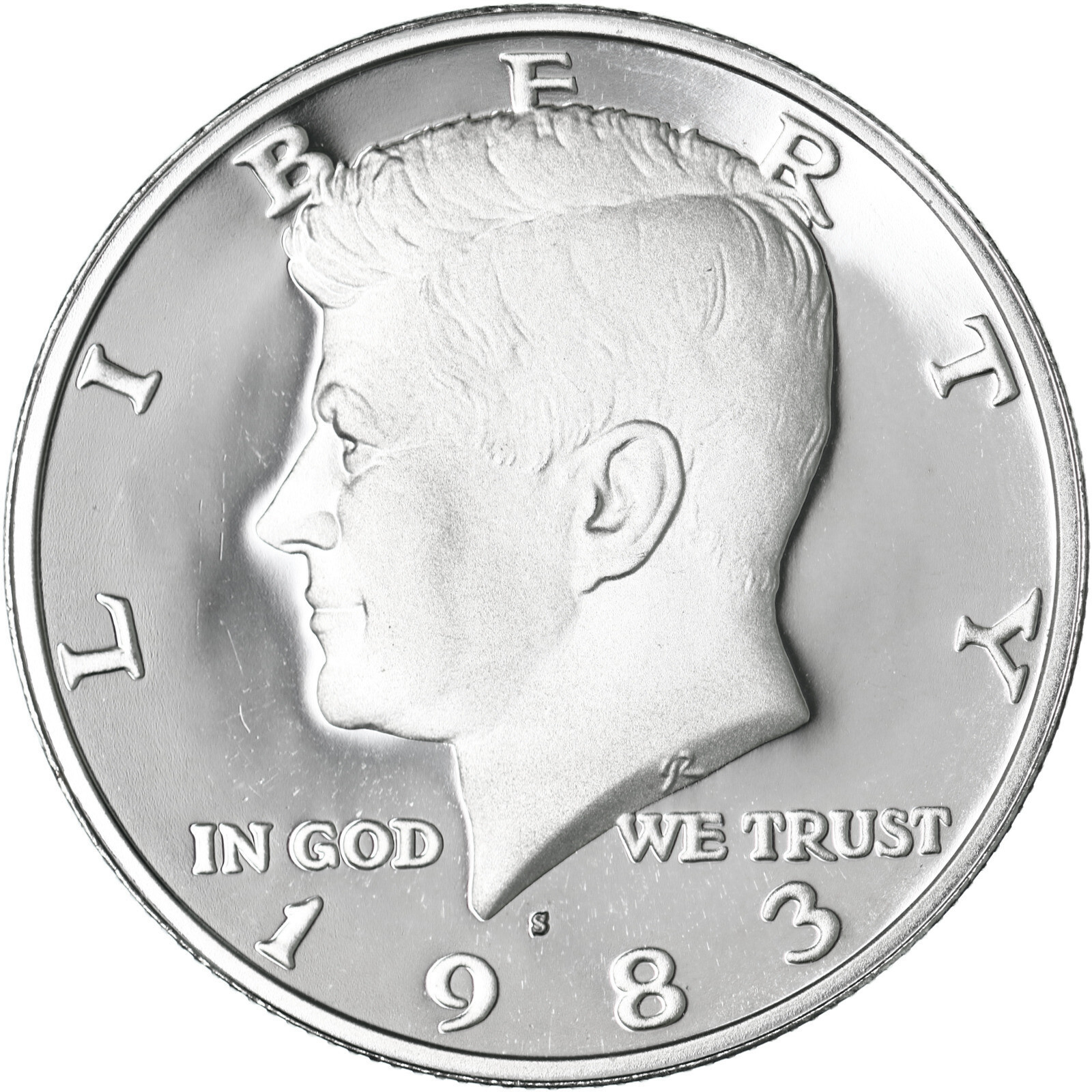 1983 S Kennedy Half Dollar Gem DCam Proof CN-Clad