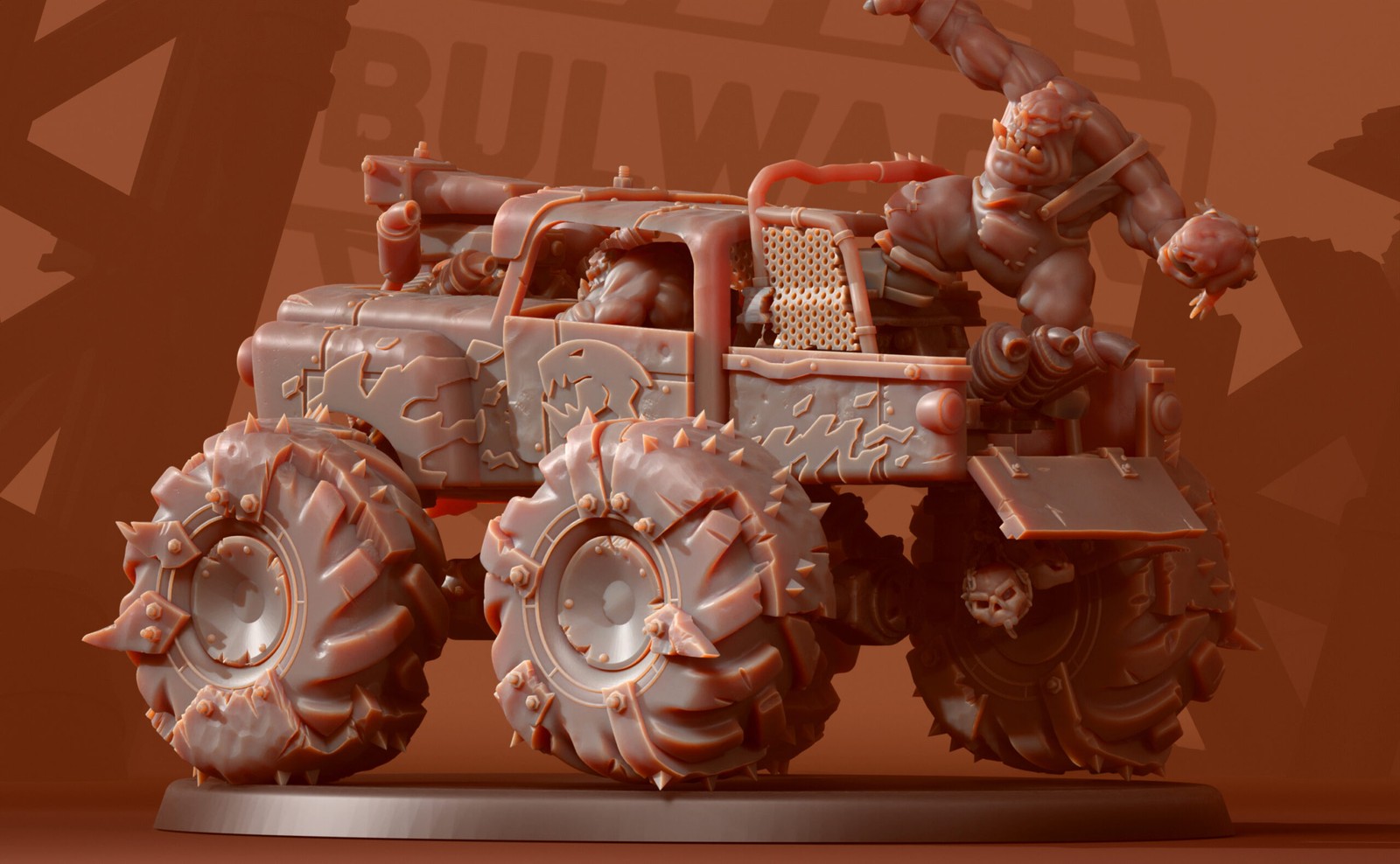 BULWAAAGH ORKS MONSTER WHEELS