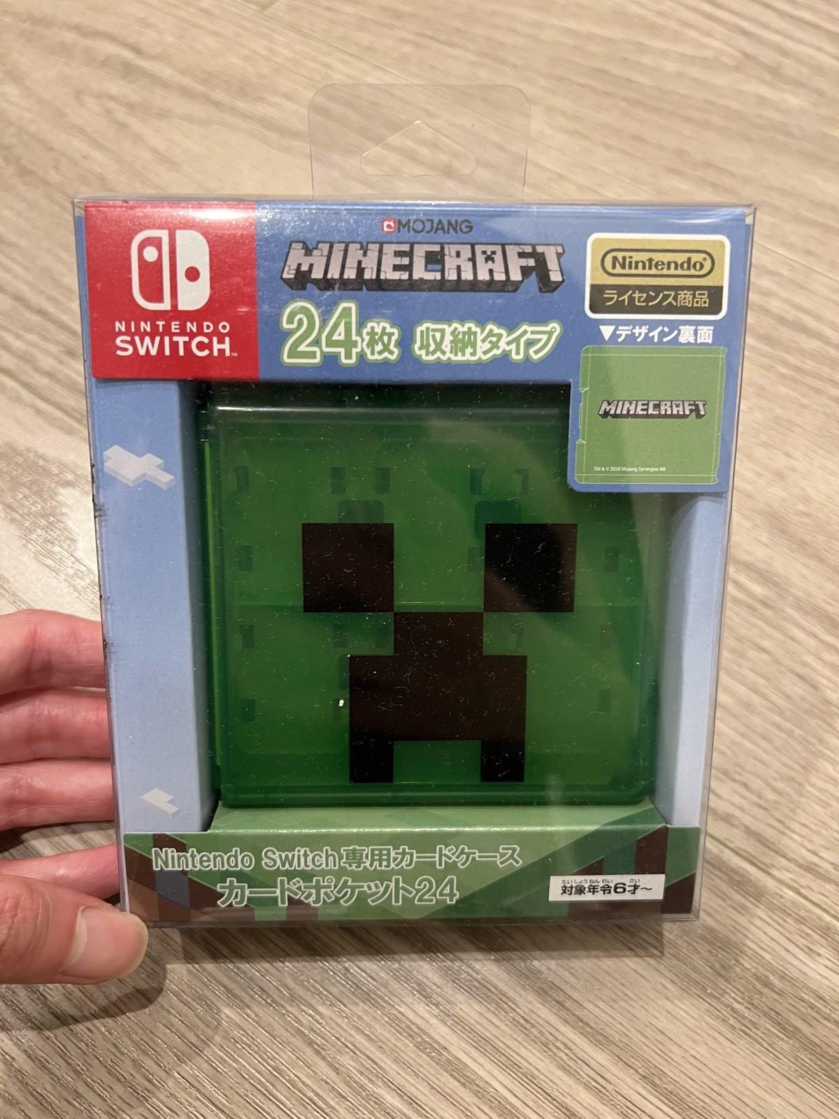 Nintendo Switch Card Case 24 Pocket Minecraft Creeper