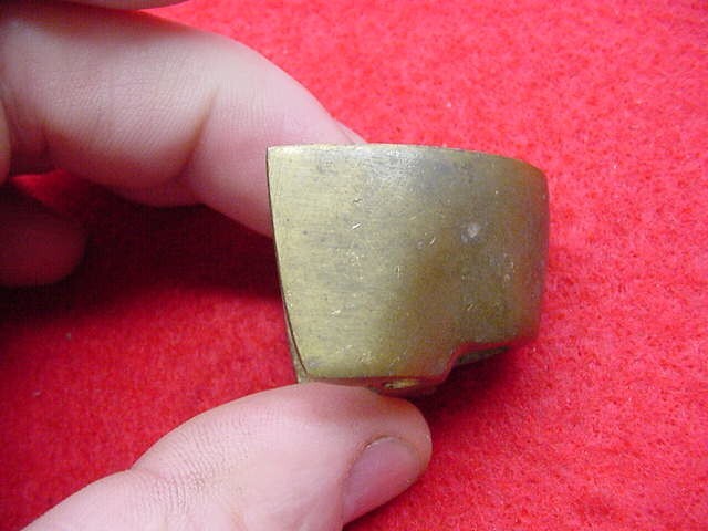 Muzzleloader Rifle Nose Cap- 1" Hex Barrel- Brass - New Old Stock (A)