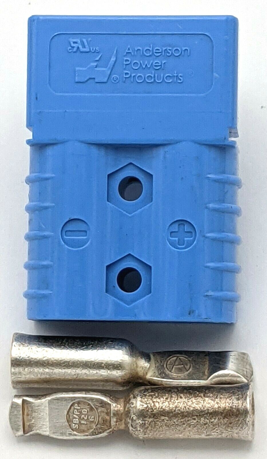 6801G3 Anderson Original SB120 Battery Connector Blue 6 AWG