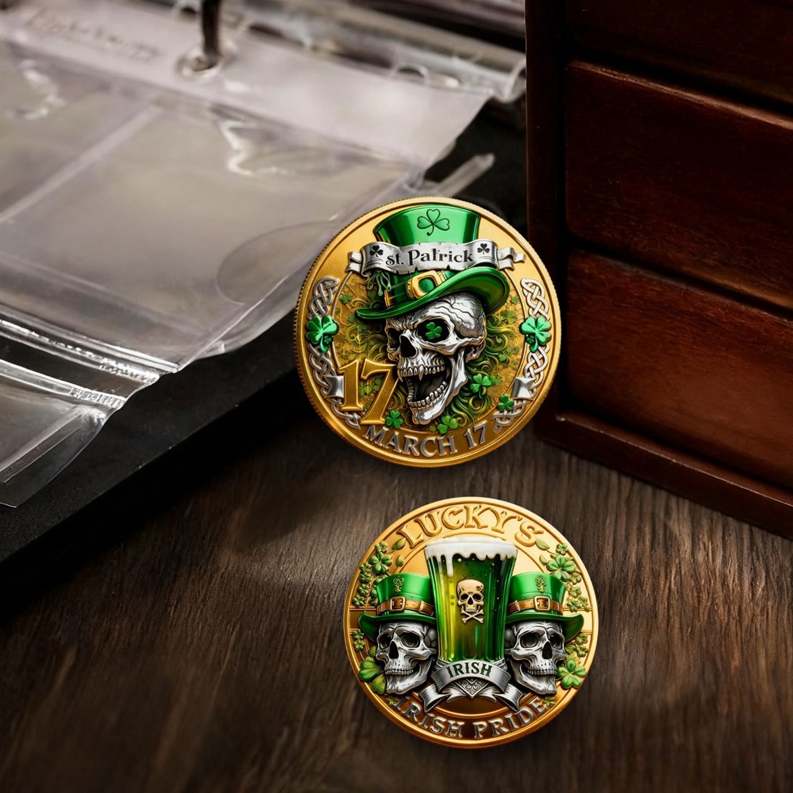 Saint Patrick's Day IRISH PRIDE MARCH 17 Commemorative Coin