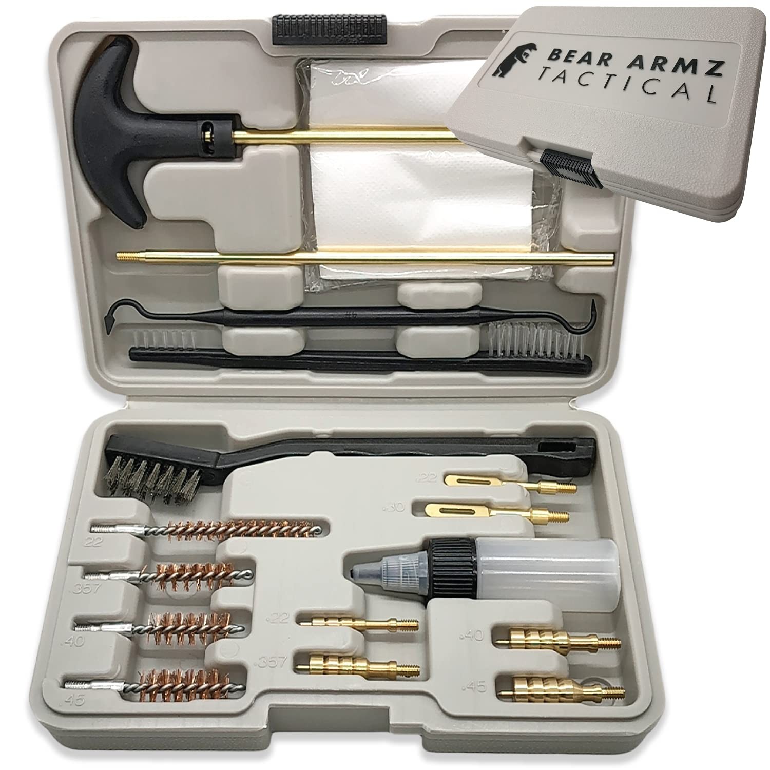 Bear Armz Universal Handgun Cleaning Kit - Pistol, Revolver, SBR Gun Clean Kit