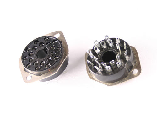 1x 20 Pin Octal Style Tube Relay Socket 77MIP20 Wire Pro Amphenol 77-MIP20 Plate