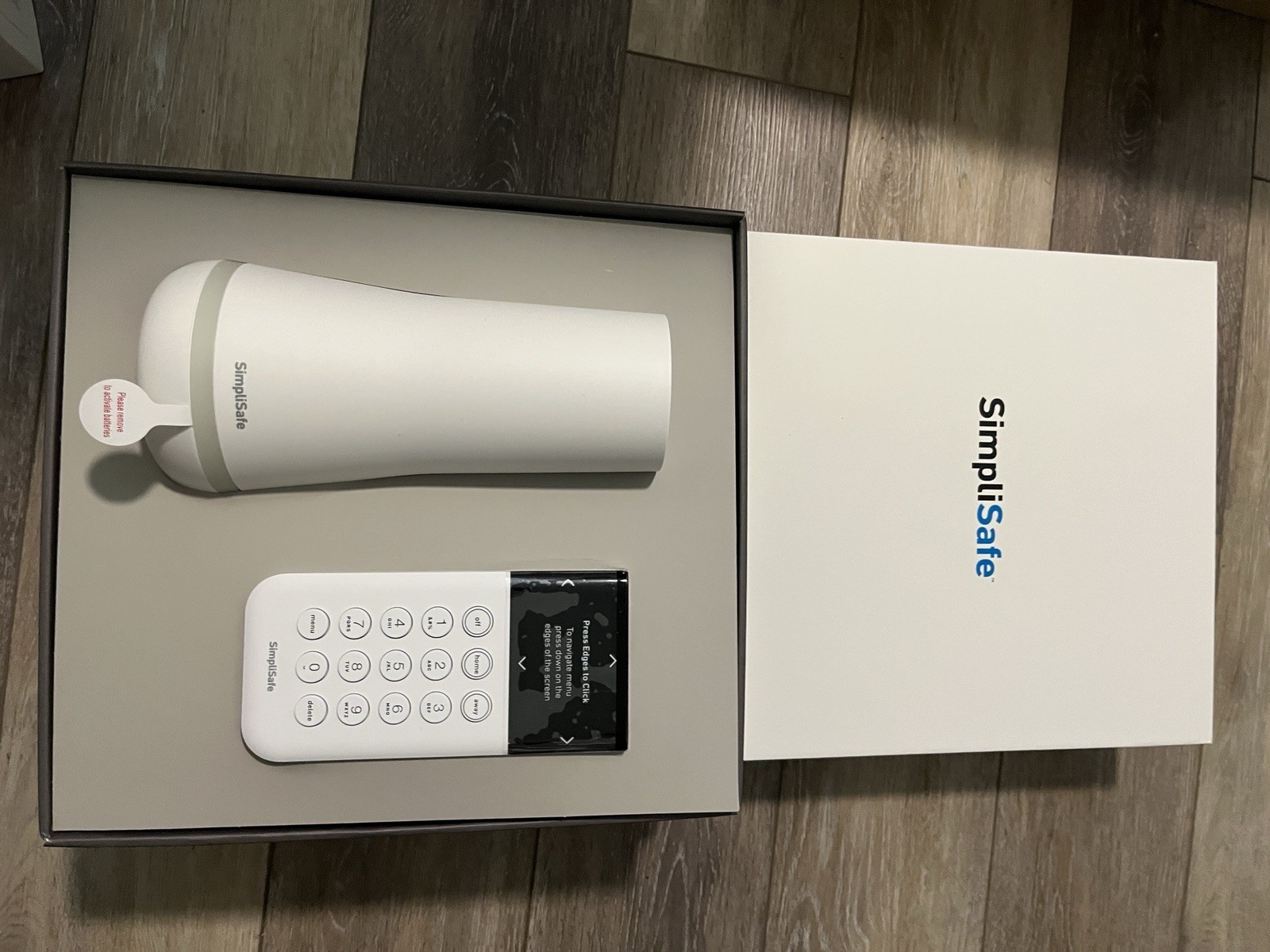 SimpliSafe The Protect Home Security System Kit Base, Keypad, Entry & Motion