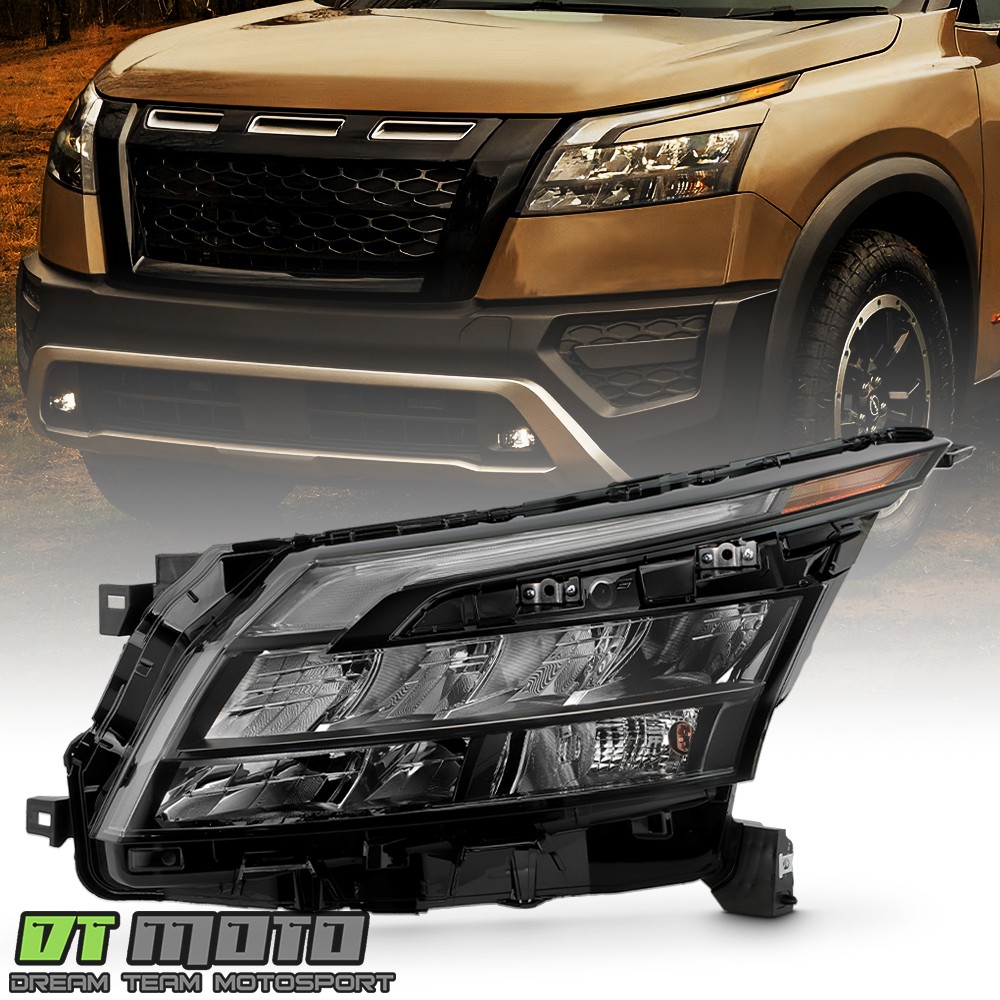 For 2023-2025 Nissan Pathfinder w/Black Bezel LED Headlight Headlamp - Driver