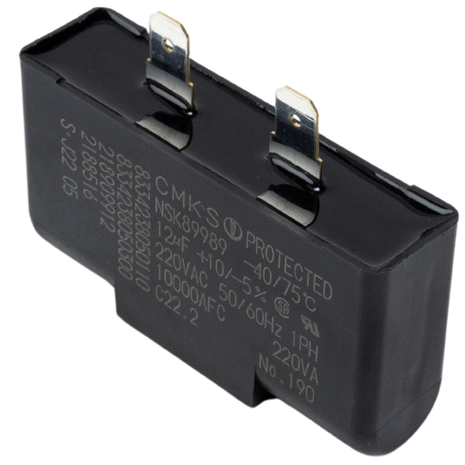 Frigidaire 218909912 Run Capacitor for Refrigerators, Black