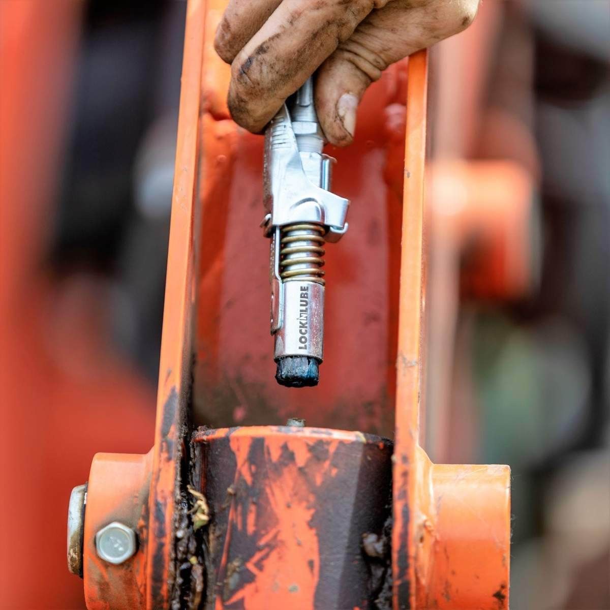 LockNLube® Grease Coupler with Spare Rebuild Kit