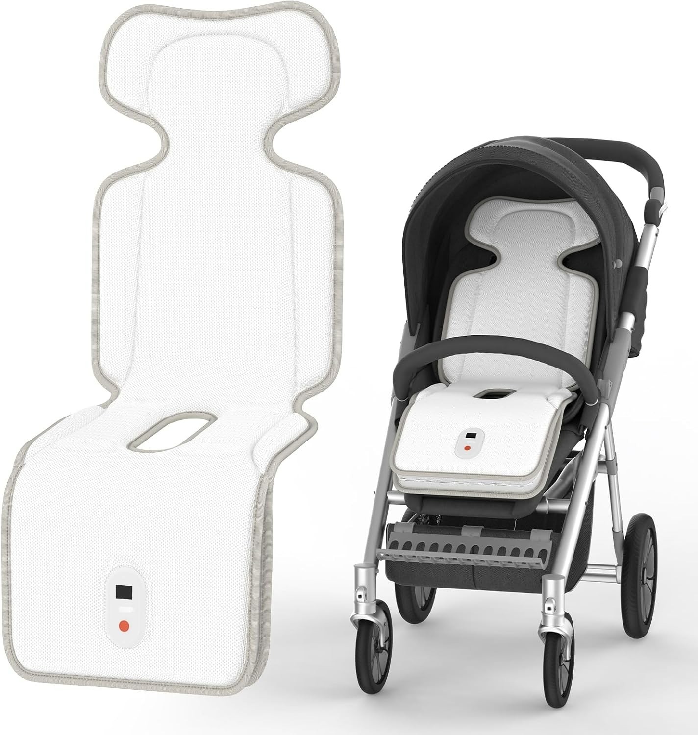 Bella's Friends Baby Stroller Cooling Pad with 2 Built-in Blower Up to 10H MAX