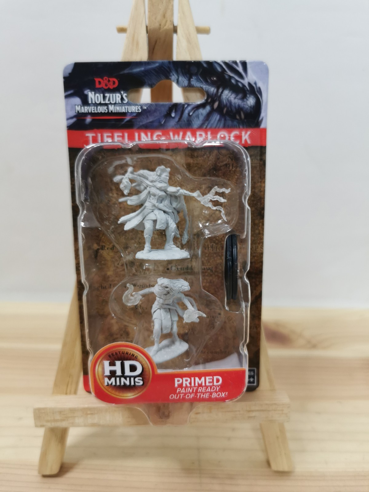 D&D Tiefling Warlock 2 Figures in Pack Nolzur's Marvelous Miniatures Pre-Primed
