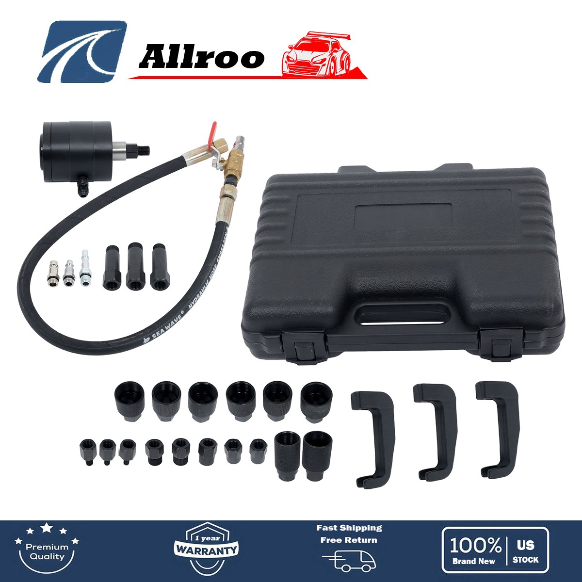 New Diesel Injector Puller Professional Pneumatic Injector Extractor Puller Kit