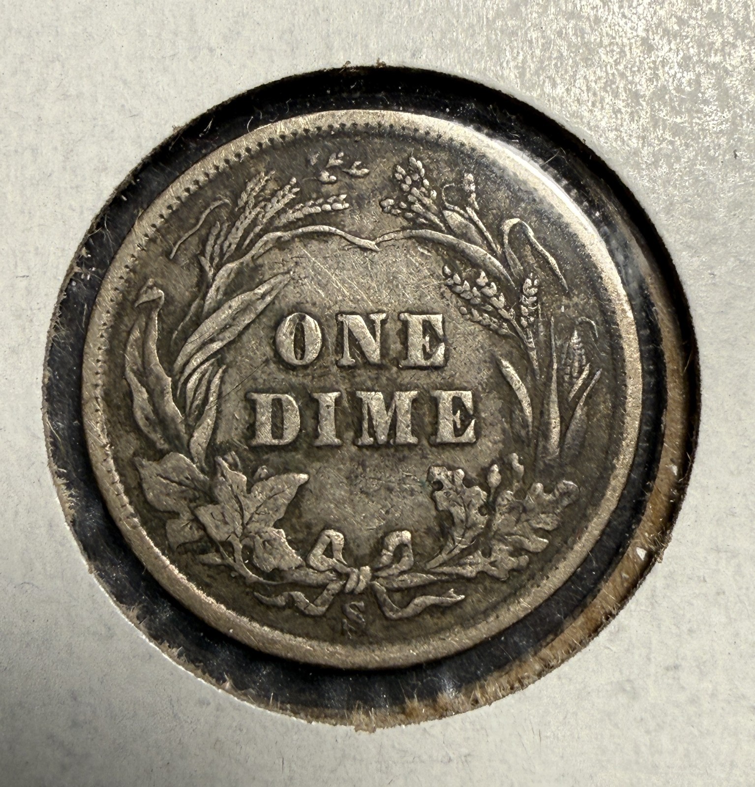 1901-S Barber Dime, XF, (15651)