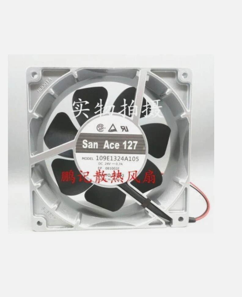 Sanyo 109E1324A105 24V 0.7A 127*127*38MM 127mm inverter cooling fan *tlp.y