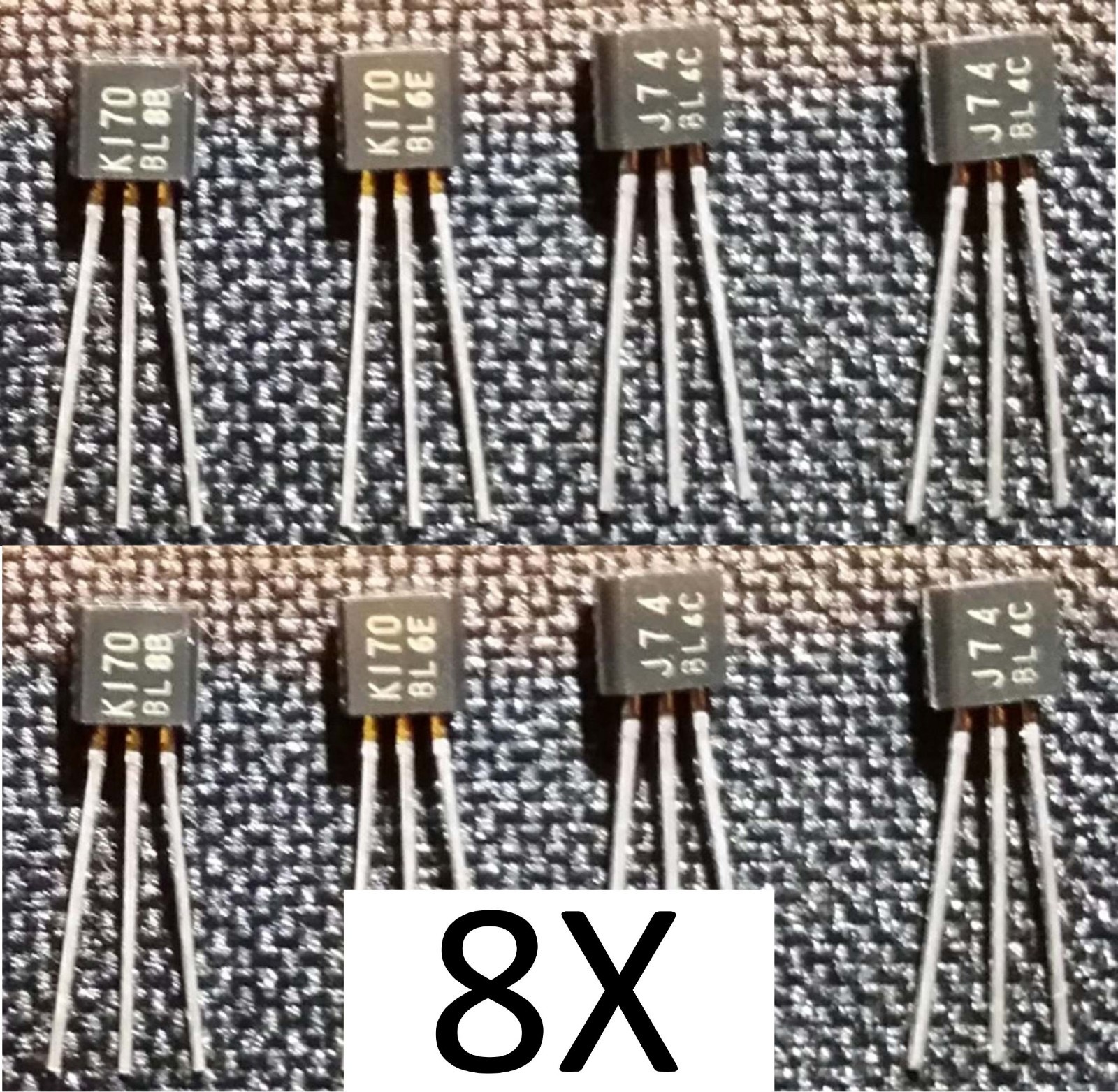 Toshiba 2SJ74 + 2SK170 LAB MATCH OCTET to 0.03mA / 4mV  (9.6-11.0mA range "BL")