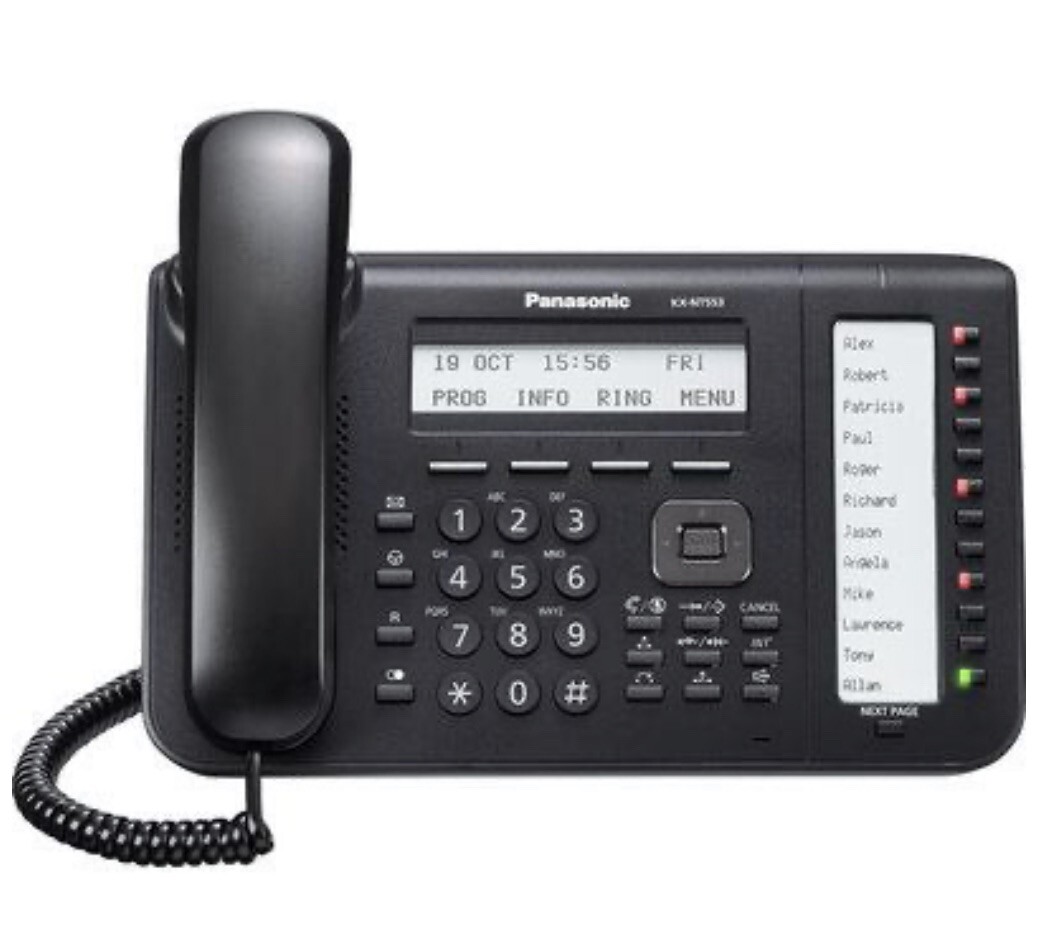 Panasonic KX-NT553 system telephone telephone KX NT553 black TOP invoice IP POe