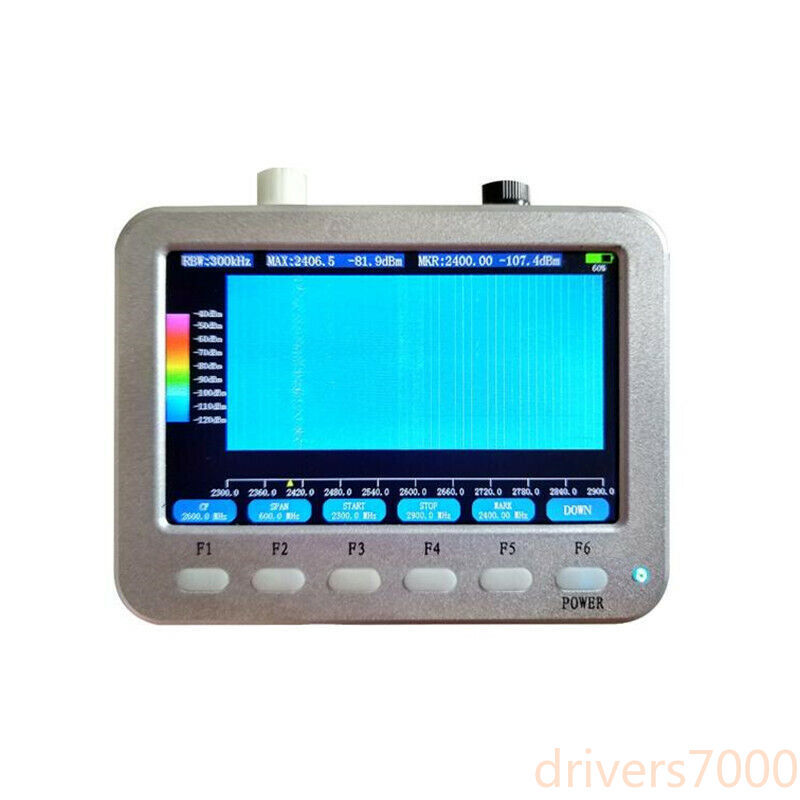 Handheld Spectrum Analyzer 10MHz~2.7GHz Signal Frequency Tester 5.0 inch LCD Scr