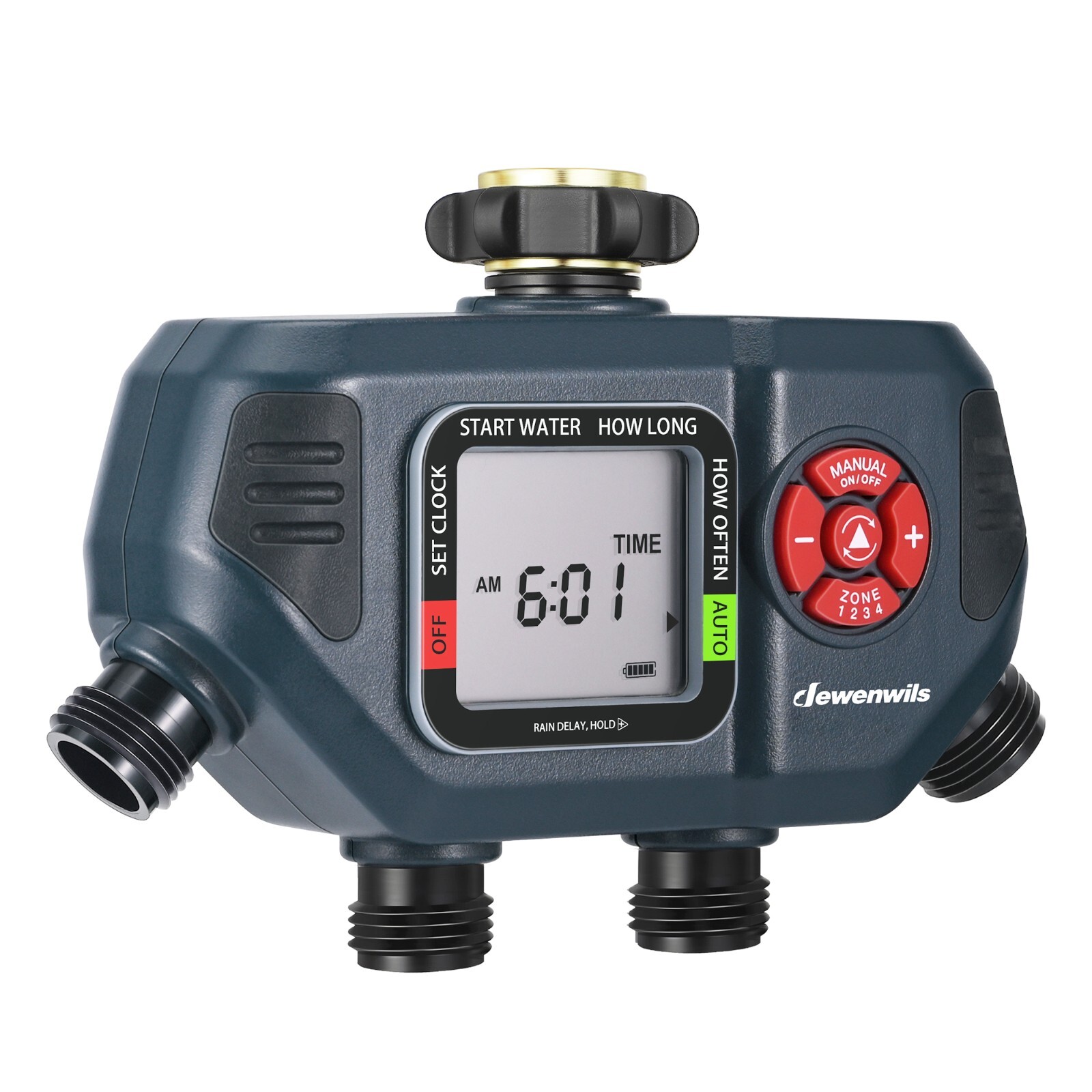 Programmable Water Hose Sprinkler Timer 4 Zone Garden Drip Irrigation Timer