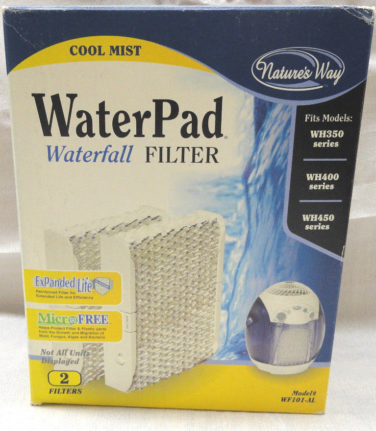 NATURES WAY, WATERPAD WATERFALL 2-PACK FILTERS #WF101-AL, FITS WH350,WH400,WH450