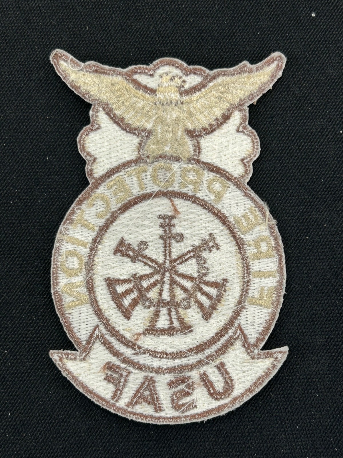 US Air Force Fire Protection Khaki Patch