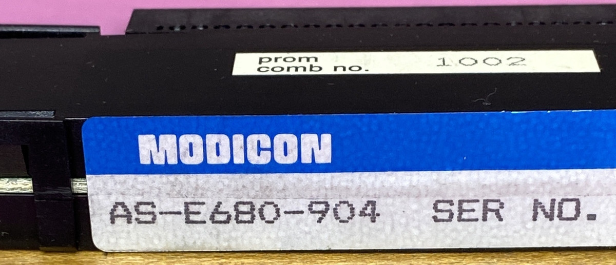 Modicon AS-E680-904 Memory Module prom comb no. 1002