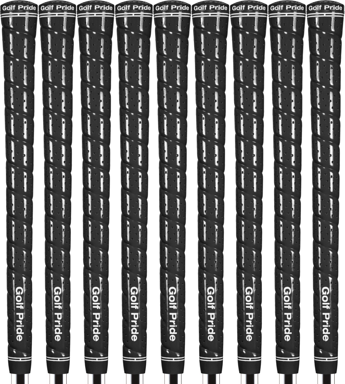 Golf Pride Tour Wrap 2G Golf Grips Undersize Black - Set of 9 - High Tack