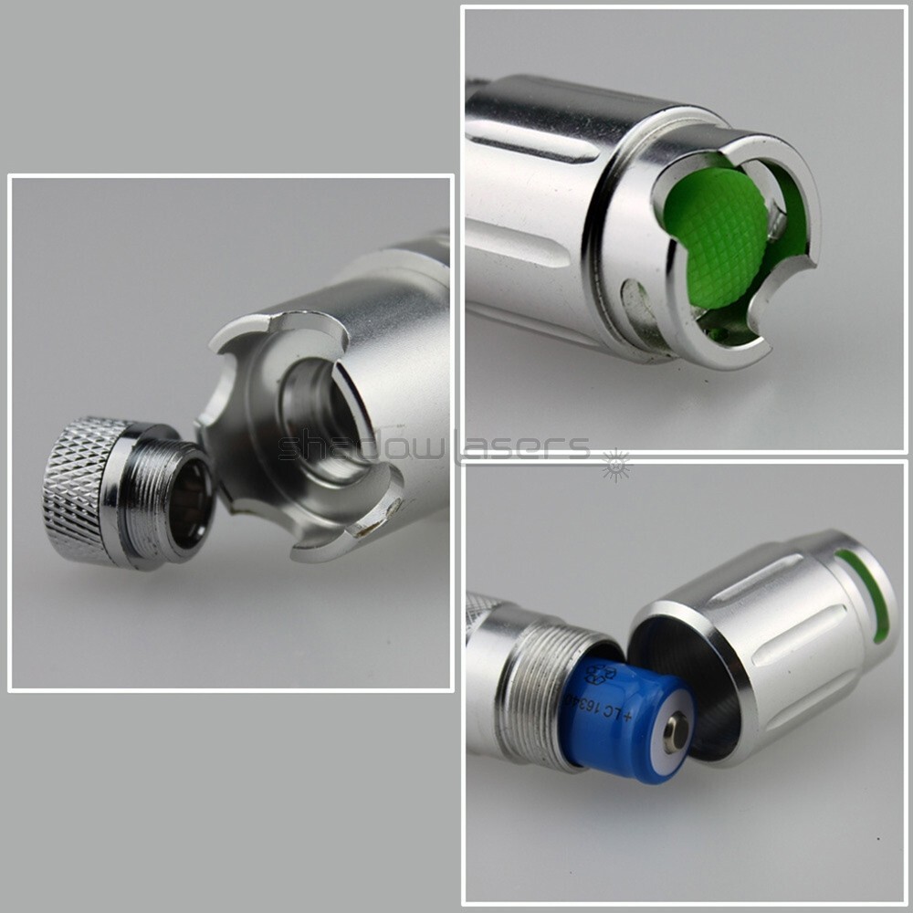 GQ1-L Adjustable Focus Green Laser Pointer Visible Laser Pen Beam US
