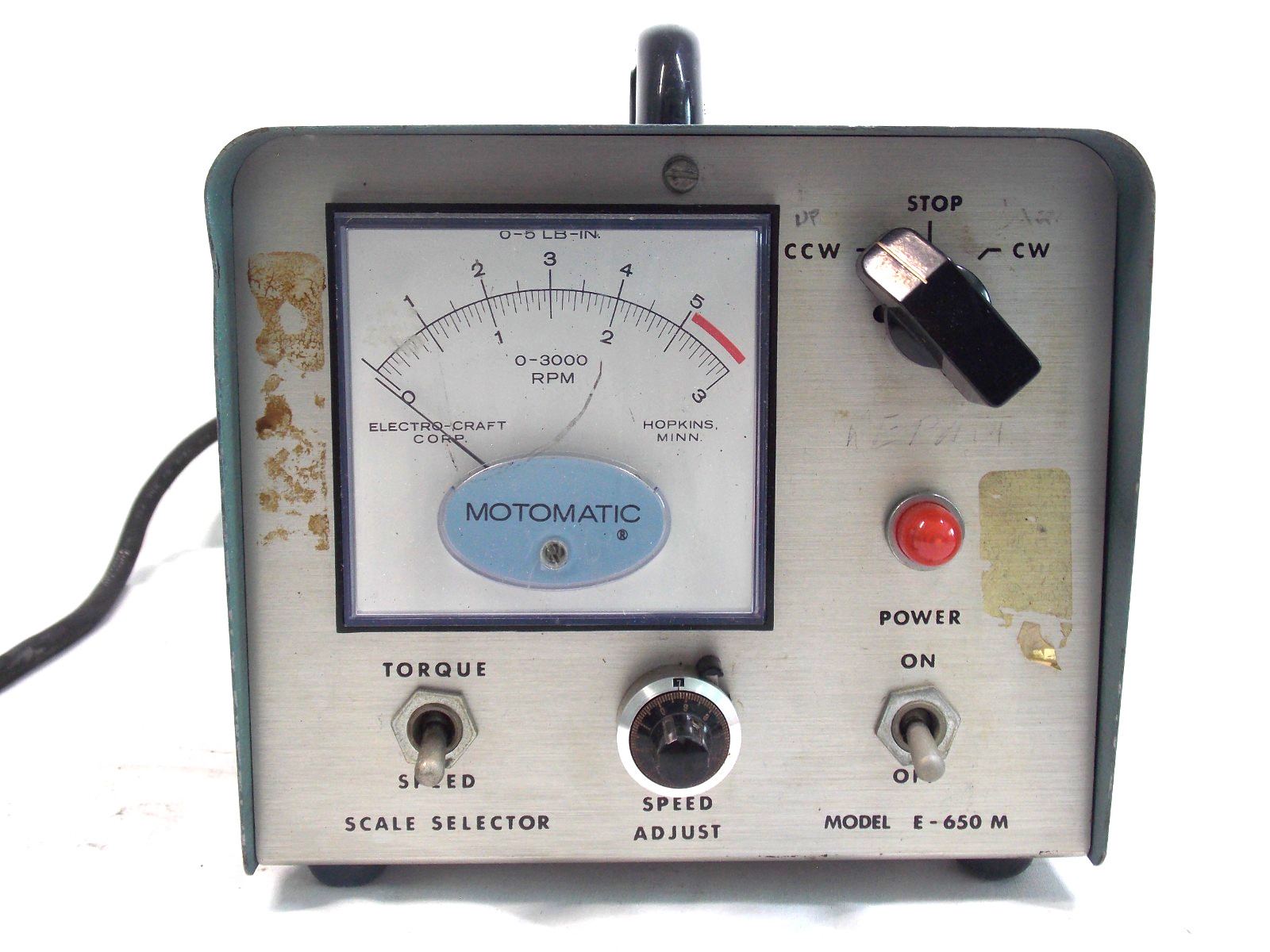 EC MOTOMATIC E-650-M MOTOR CONTROLLER