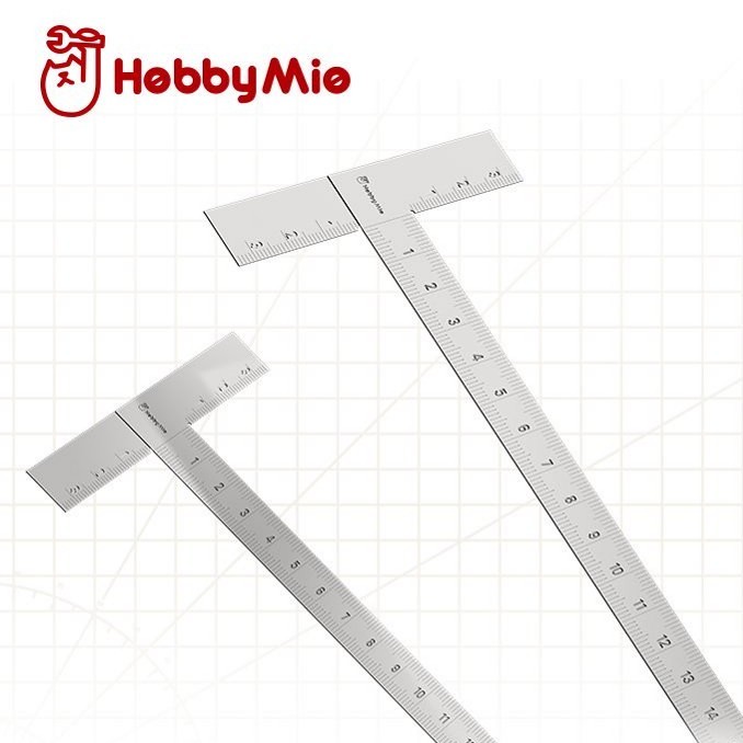 Hobby Mio: T-Square - Stainless Steel - Ruler T-Shaped