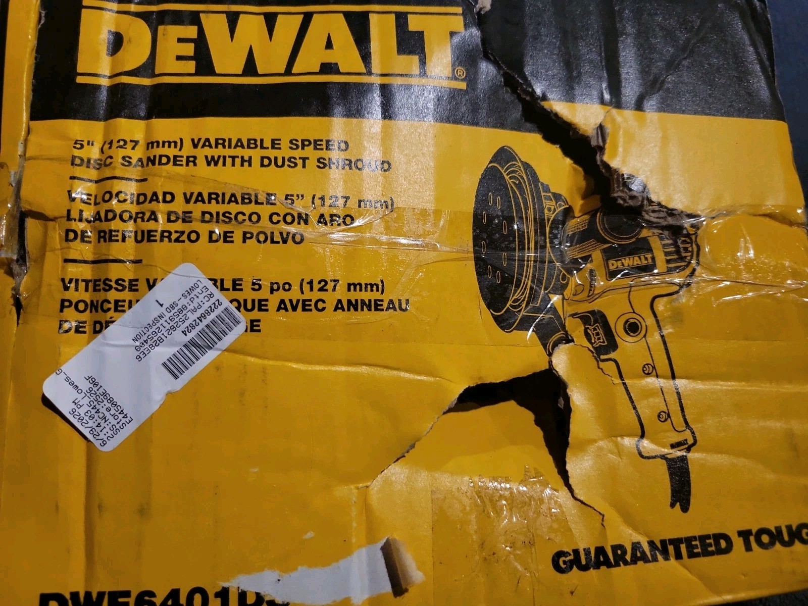 Dewalt Disc Sander DWE6401DS Used Works See Pics