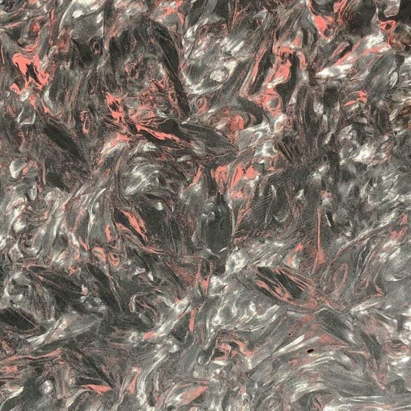 Dark Matter RED- Marbled Carbon Fiber by Fatcarbon®