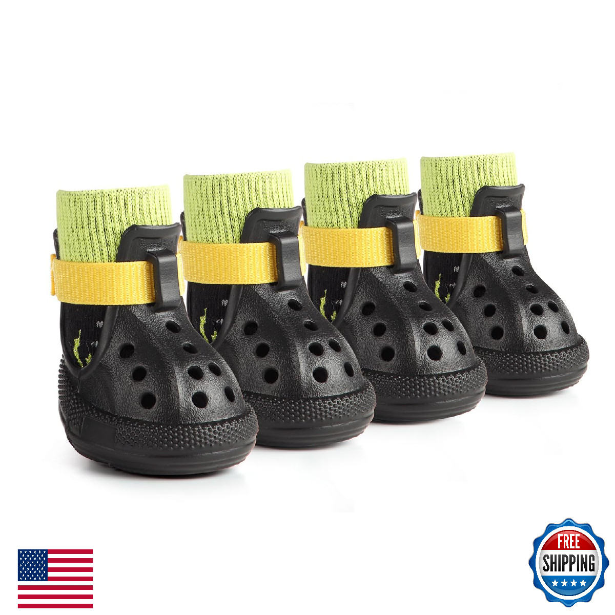 AOKOWN Dog Shoes for Hot Summer Pavement, Dog Shoes for Large Dogs, Waterproof D