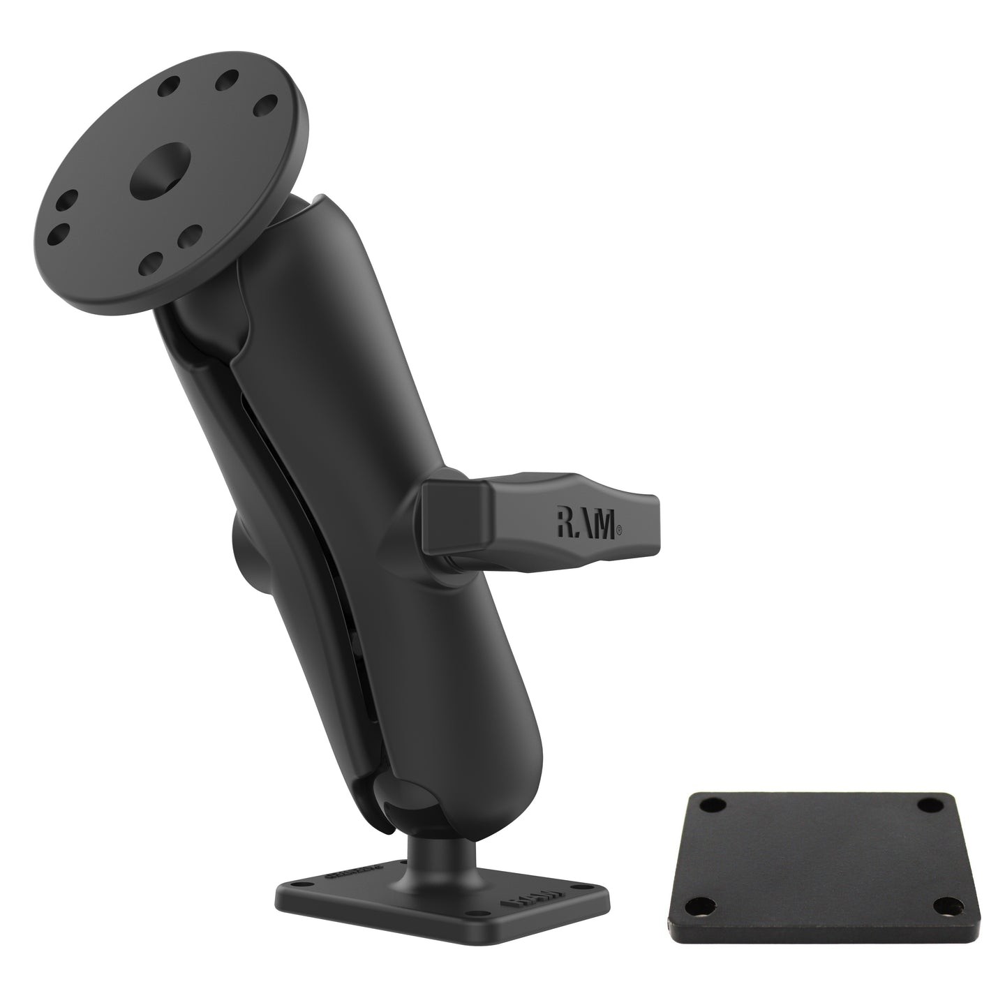 RAM-101-SAE1  RAM Double Ball Mount - Aluminum Backing Plat...