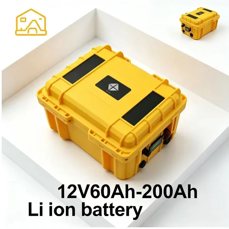 12V High Capacity Battery，Perfect for Boat Motor, Outdoor Camping & Emergency Po