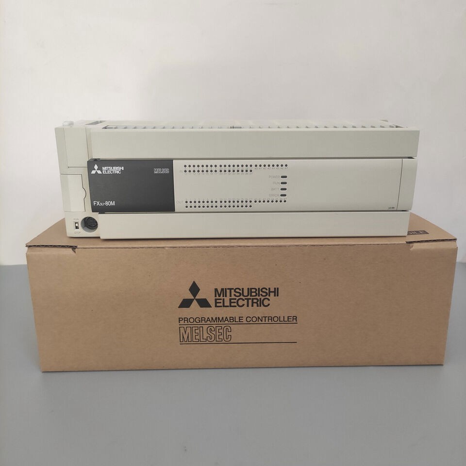 One New Mitsubishi FX3U-80MR/ES-A Programmable Controller FX3U80MR/ESA