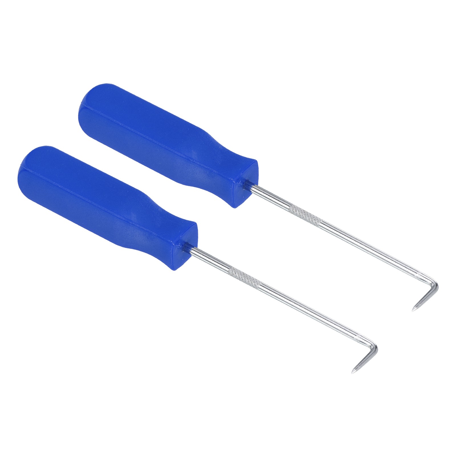 2pcs O-Ring 90° Pick 142mm Oil Seal Gasket Precision Puller Remover Tool, Blue